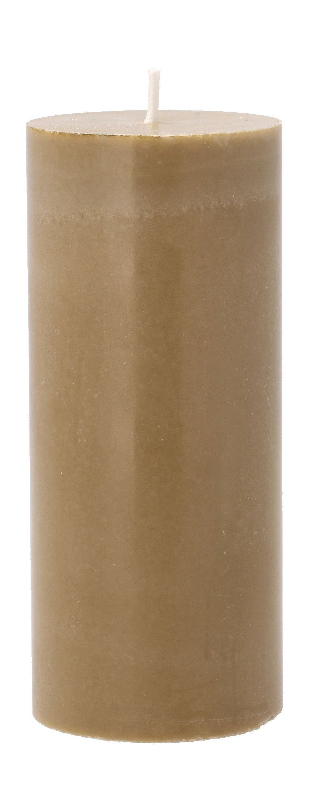 [product_category]-Villa Collection Trae Pillar Candle ø 6 X 14 Cm, Amber-Villa Collection-5722000312802-31280-VIL-1