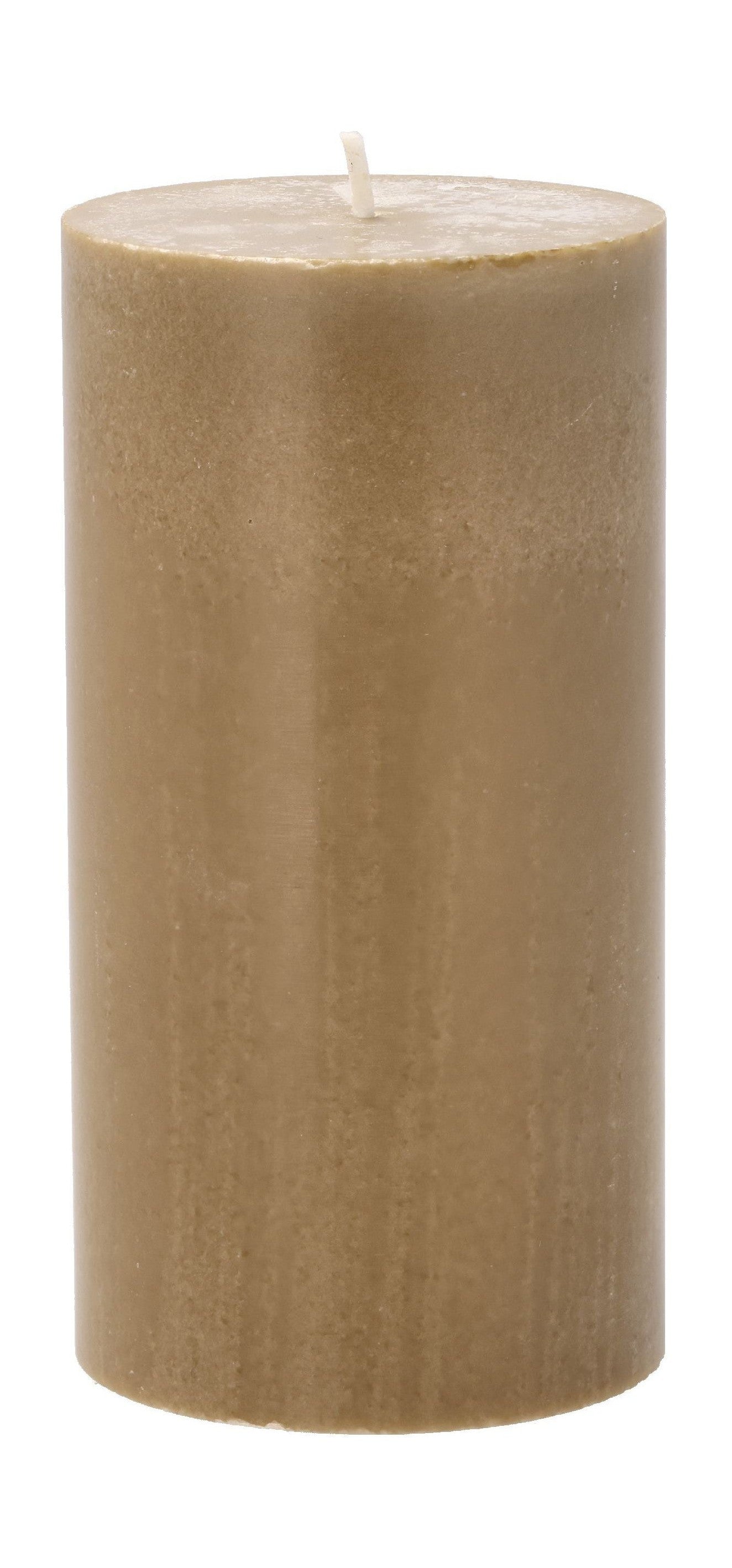 [product_category]-Villa Collection Trae Pillar Candle ø 7.8 X 15 Cm, Amber-Villa Collection-5722000312819-31281-VIL-1