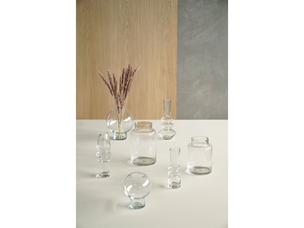 [product_category]-Villa Collection Trio Vase ø 14 Cm, Clear-Villa Collection-5722000255611-25561-VIL-5