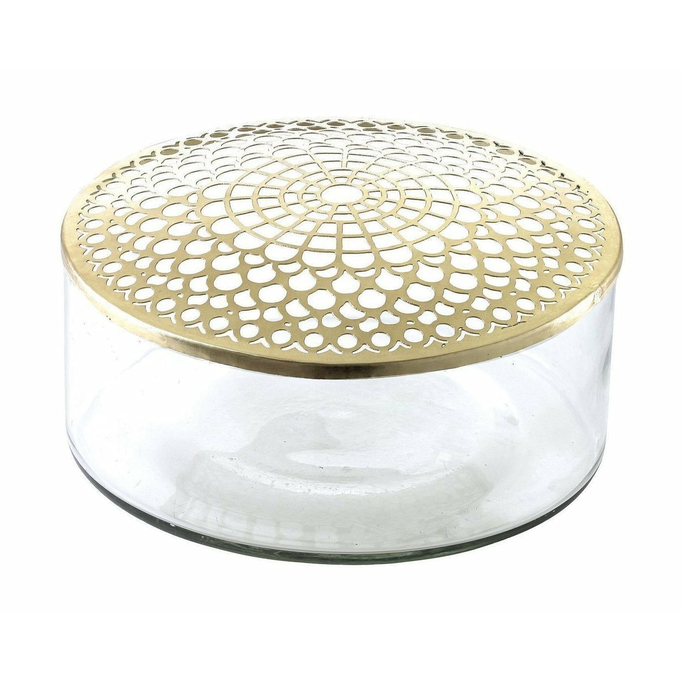 [product_category]-Villa Collection Vase Brass, ø 20.5 Cm-Villa Collection-5722009633984-963398-VIL-1