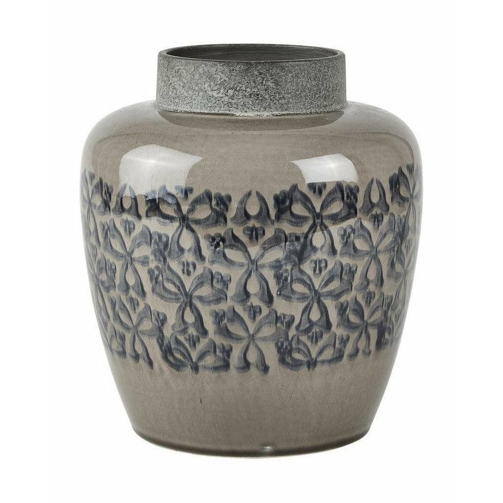Villa Collection Vase Ø 19 cm, šedá
