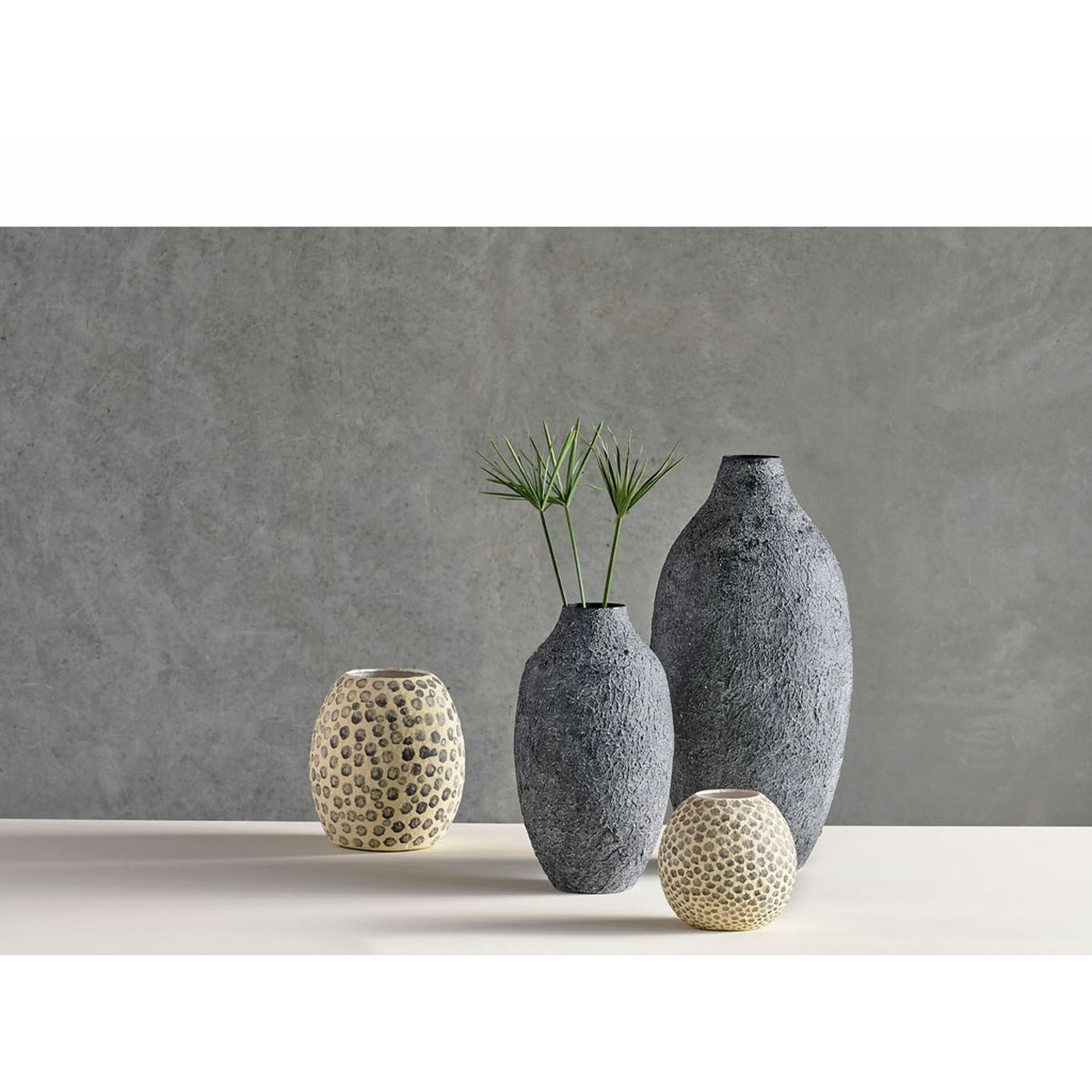 [product_category]-Villa Collection Vase øx H 24x62.5 Cm, Black-Villa Collection-5722000240266-24026-VIL-5