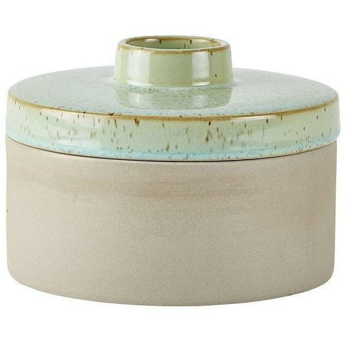 [product_category]-Villa Collection Vase With Lid ø 14 Cm, Dust Green-Villa Collection-5708760664849-341194-VIL-1