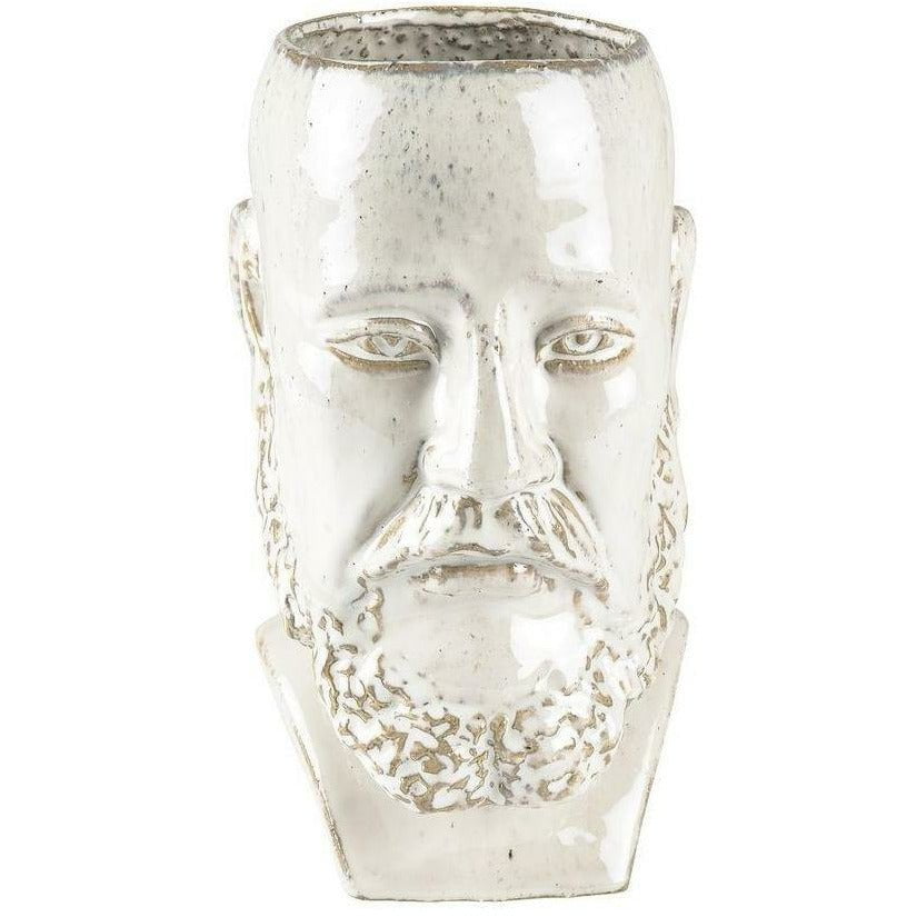 Villa Collection Vase/Flowerpot, bílá