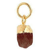 Vincent měsíční kamenný přívěsek červenec Ruby Gold Ploted