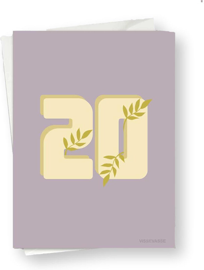 [product_category]-Vissevasse 20 Years Greeting Card, 10x15 Cm-Vissevasse-5713138904007-F-2019-040-XS-VIS-1