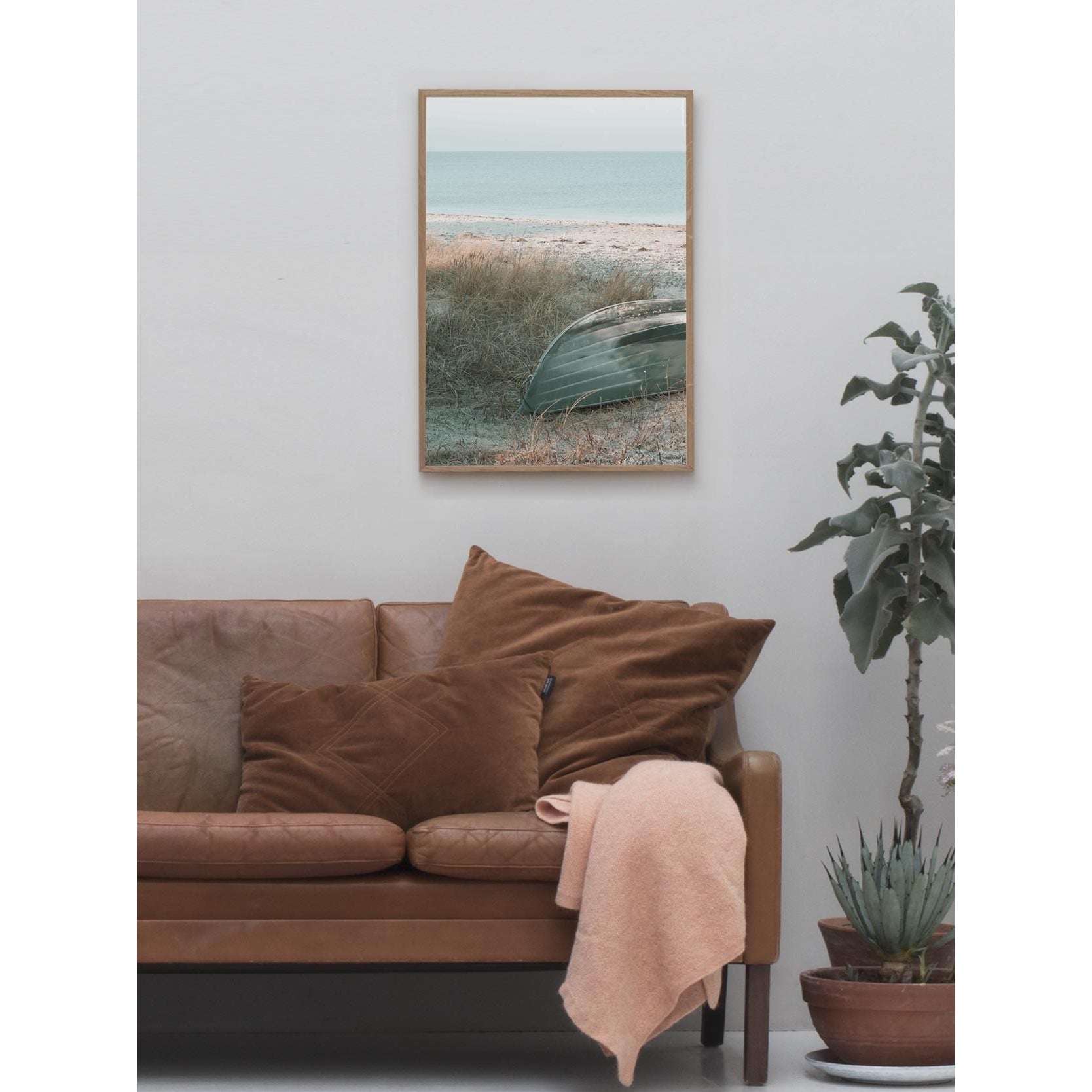 Vissevasse loď na pobřežním plakátu, 50x70cm