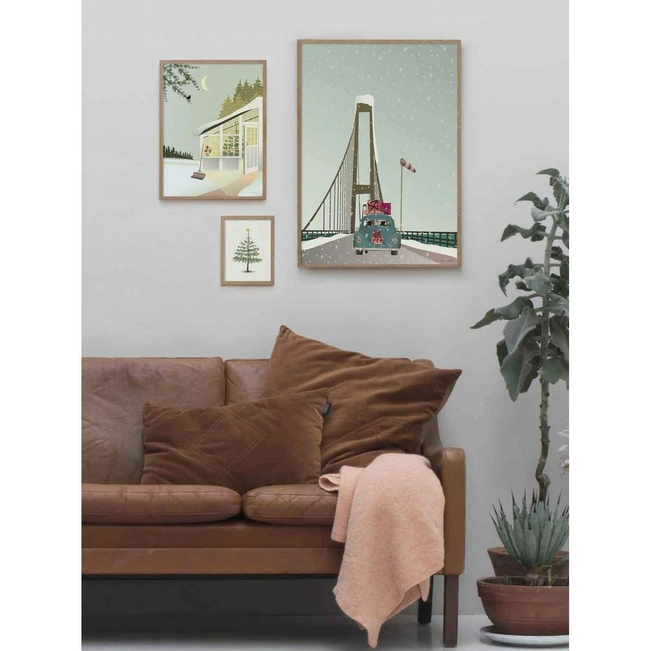 [product_category]-Vissevasse Christmas In The Greenhouse Poster, 30 X40 Cm-Vissevasse-5713138801429-F-2018-014-M-VIS-2