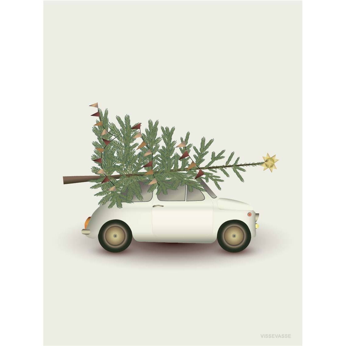 [product_category]-Vissevasse Christmas Tree & Little Car Greeting Card, 10,5x15cm-Vissevasse-5713138719403-F-2017-194-XS-VIS-3