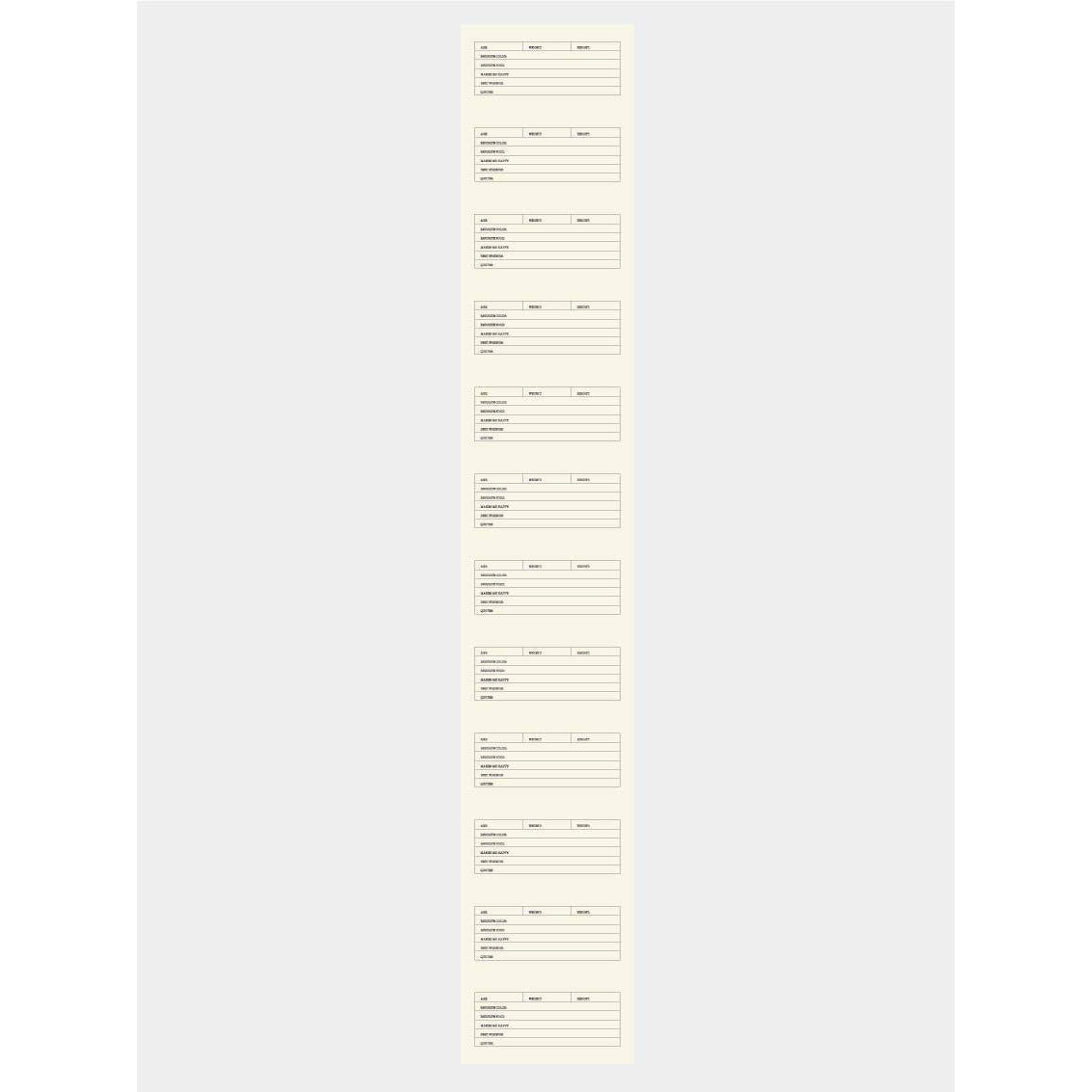 Měřič velikosti krajiny Vissevasse, H 120 cm