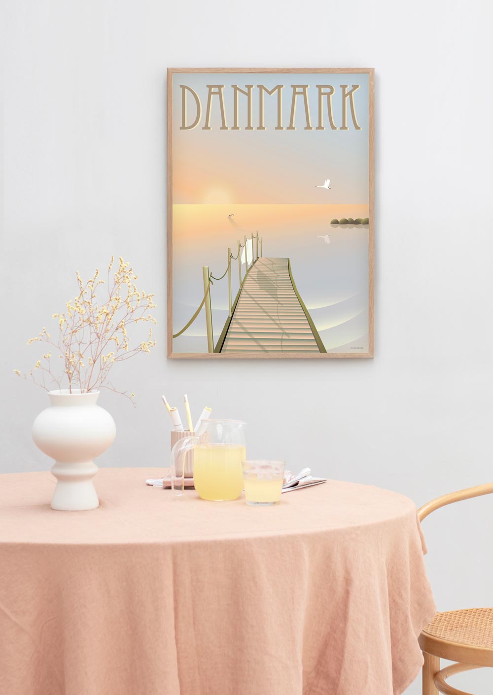 [product_category]-Vissevasse Denmark The Bathing Jetty Poster, 50x70 Cm-Vissevasse-5713138201731-F-2022-017-L-VIS-2