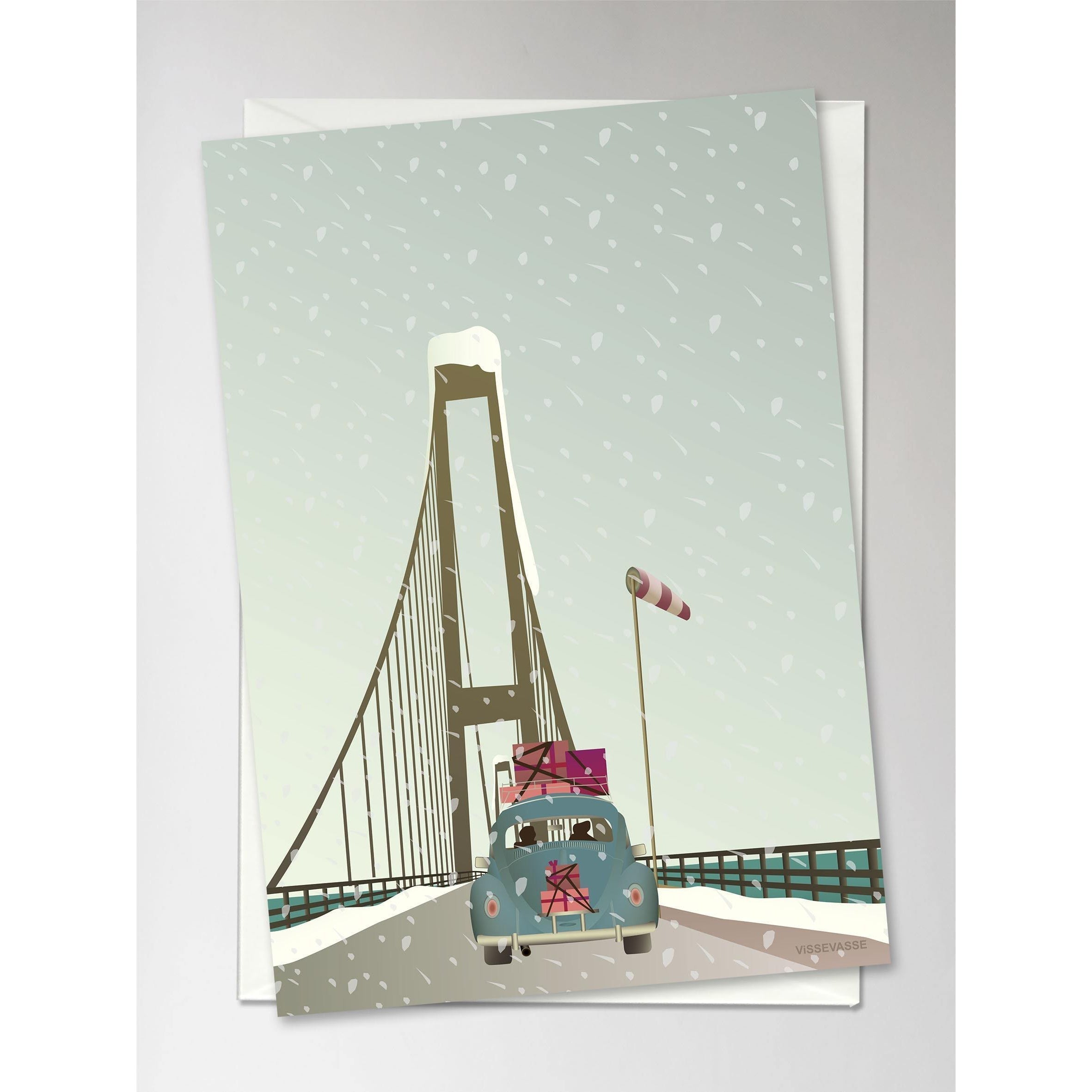 [product_category]-Vissevasse Driving Home For Christmas Greeting Card, 10,5x15cm-Vissevasse-5713138611103-F-2016-111-XS-VIS-2