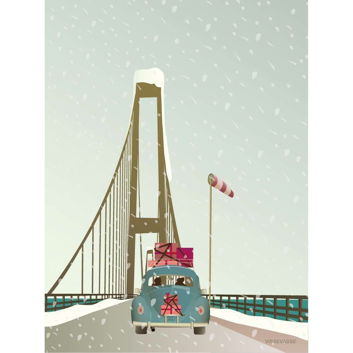 [product_category]-Vissevasse Driving Home For Christmas Poster, 50 X70 Cm-Vissevasse-5713138611134-F-2016-111-L-VIS-1