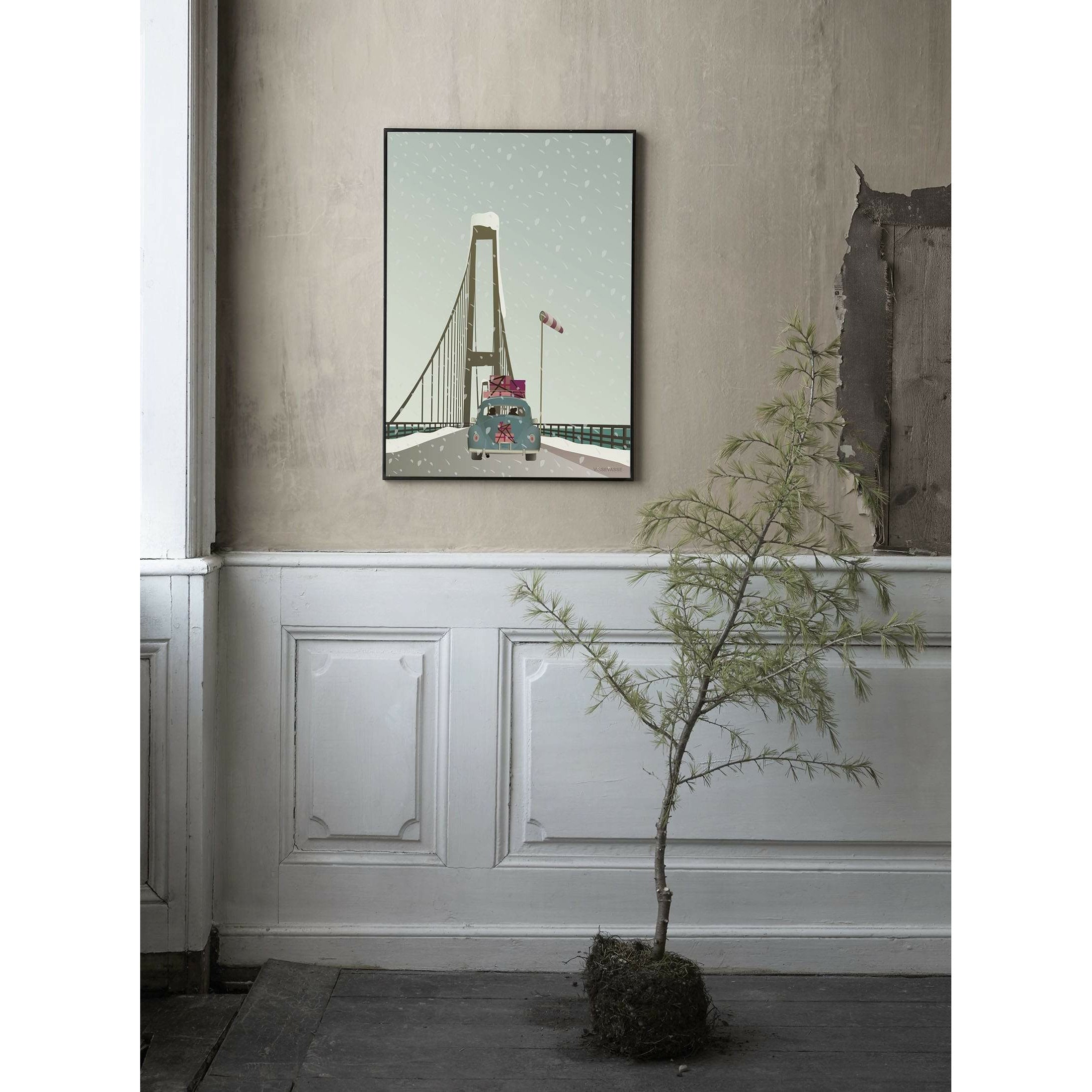[product_category]-Vissevasse Driving Home For Christmas Poster, 50 X70 Cm-Vissevasse-5713138611134-F-2016-111-L-VIS-2