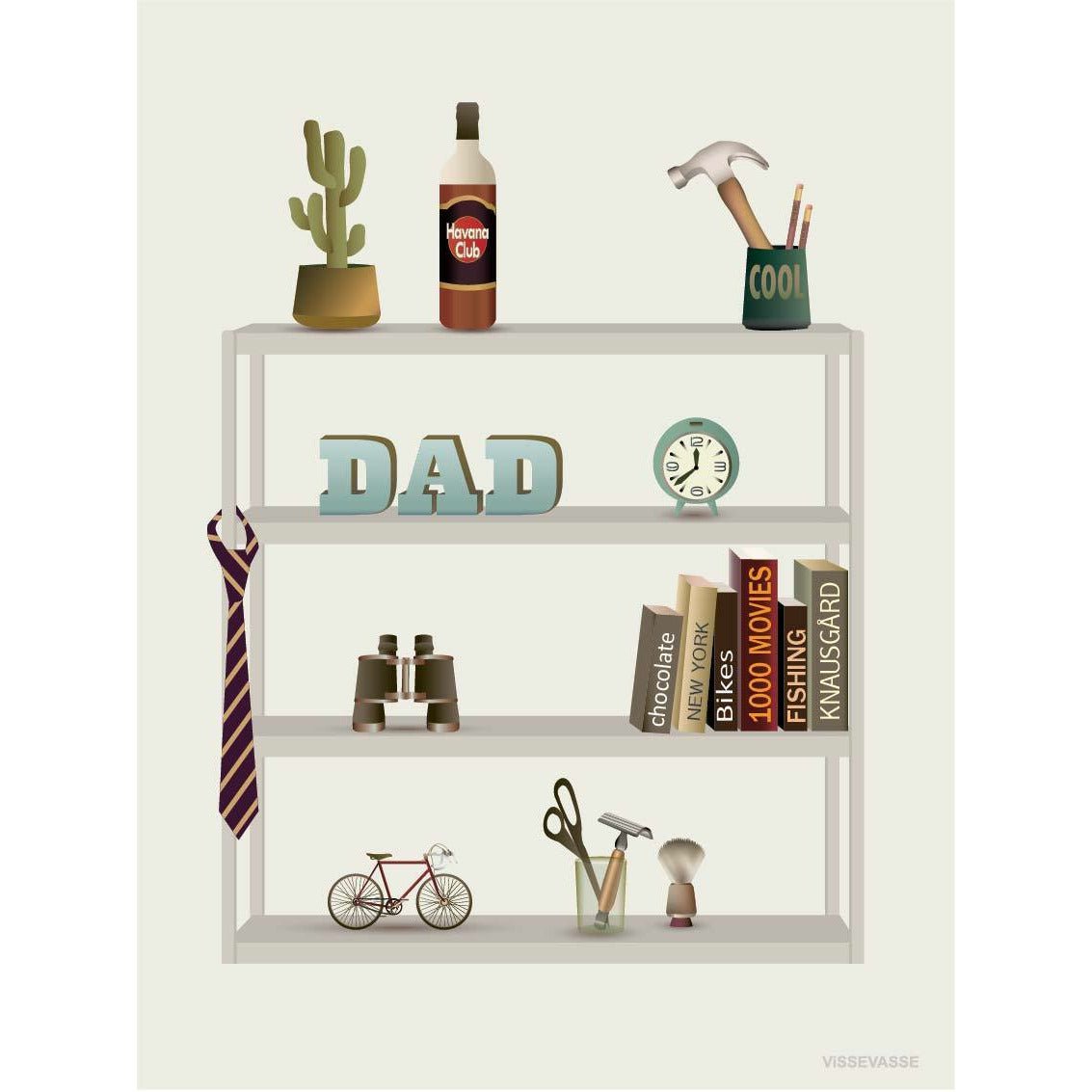 [product_category]-Vissevasse Father's Favorite Greeting Card, 15 X21 Cm-Vissevasse-5713138722014-F-2017-220-S-VIS-2