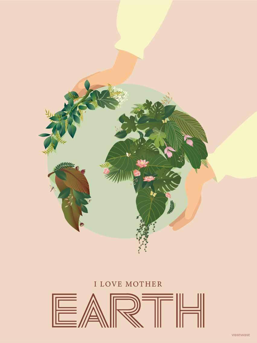 [product_category]-Vissevasse I Love Mother Earth Poster-Vissevasse-5713138903314-F-2019-033-S-VIS-1