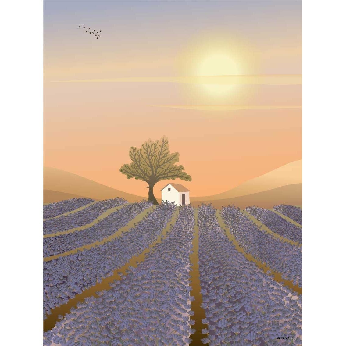 [product_category]-Vissevasse Lavender Field Poster, 30x40 Cm-Vissevasse-5713138107729-F-2021-077-M-VIS-1