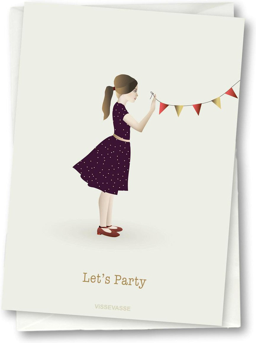 [product_category]-Vissevasse Let's Party Greeting Card, 10,5x15cm-Vissevasse-5713138801801-F-2018-018-XS-VIS-1