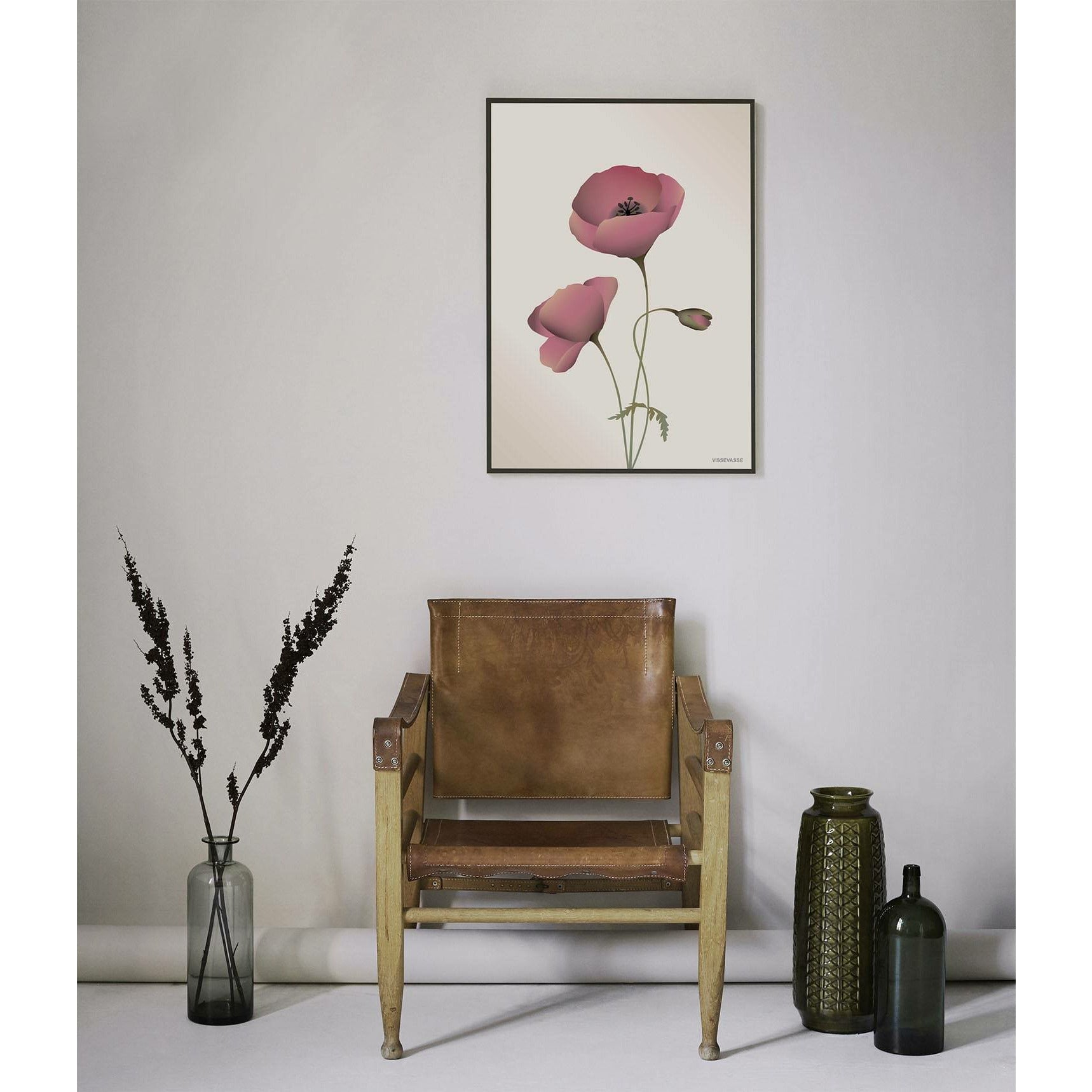 [product_category]-Vissevasse Poppy Poster 50 X70 Cm, Meringue-Vissevasse-5713138605034-F-2016-050-L-VIS-2