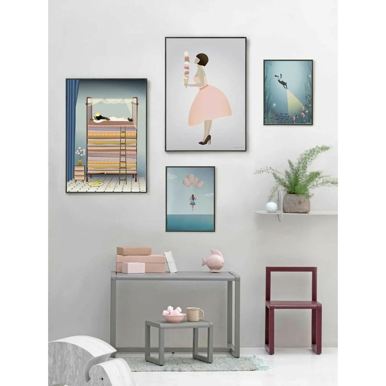 [product_category]-Vissevasse The Princess On The Pea Poster, 30 X40 Cm-Vissevasse-5713138002321-F-2020-023-M-VIS-4