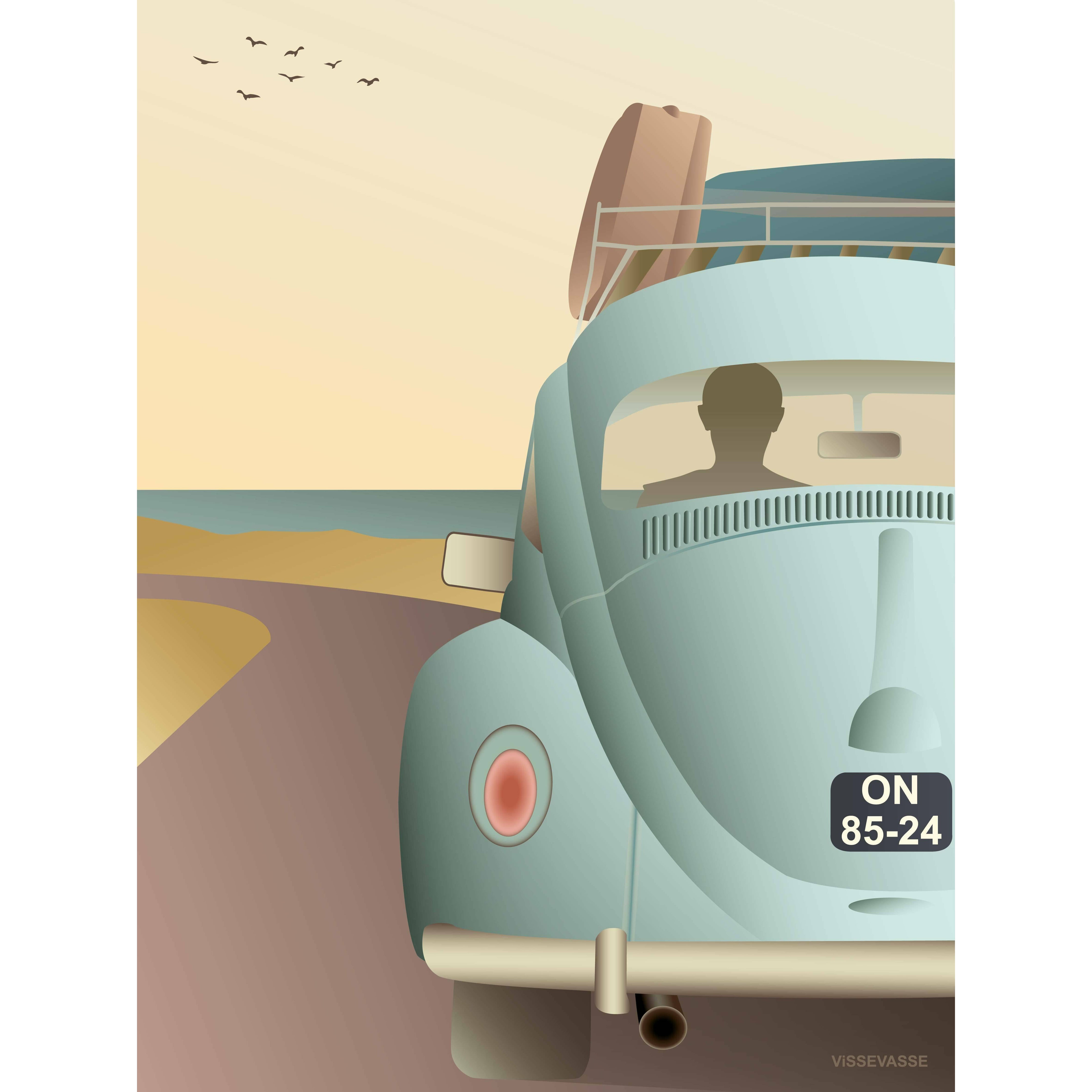 [product_category]-Vissevasse Vw Beetle Poster, 50 X70 Cm-Vissevasse-5713138510437-F-2015-104-L-VIS-1