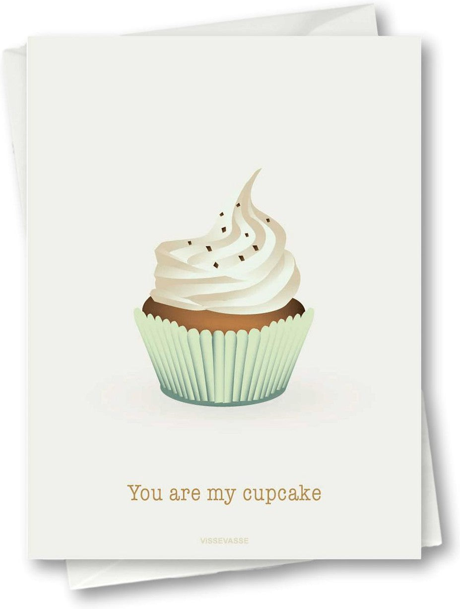 [product_category]-Vissevasse You Are My Cupcake Greeting Card, 10,5x15cm-Vissevasse-5713138802006-F-2018-020-XS-VIS-1