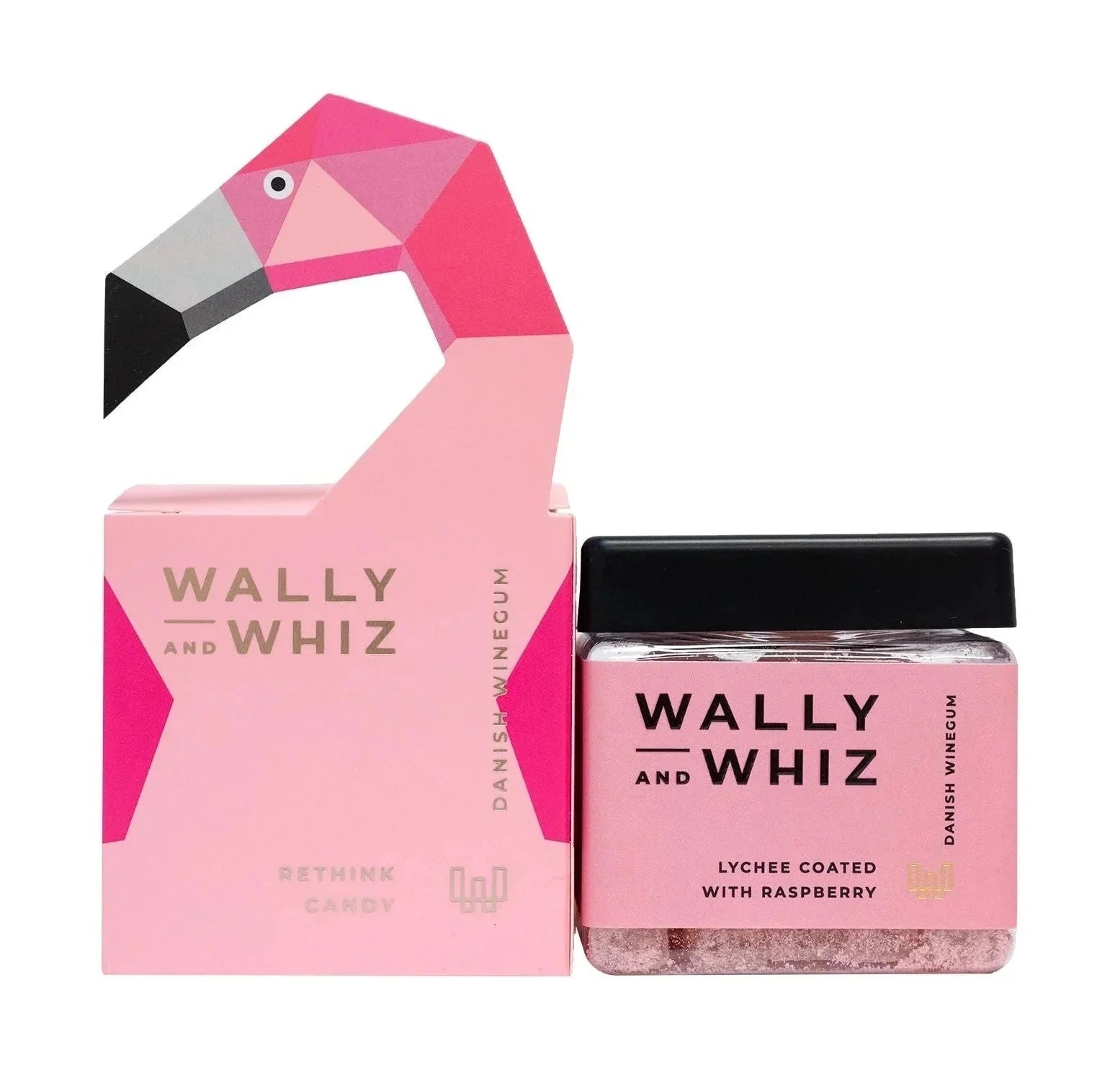 [product_category]-Wally And Whiz Wine Gum Cube, Flamingo Pink Lychee With Raspberry, 140g-Wally and Whiz-5713471009346-f5401807-WAL-4