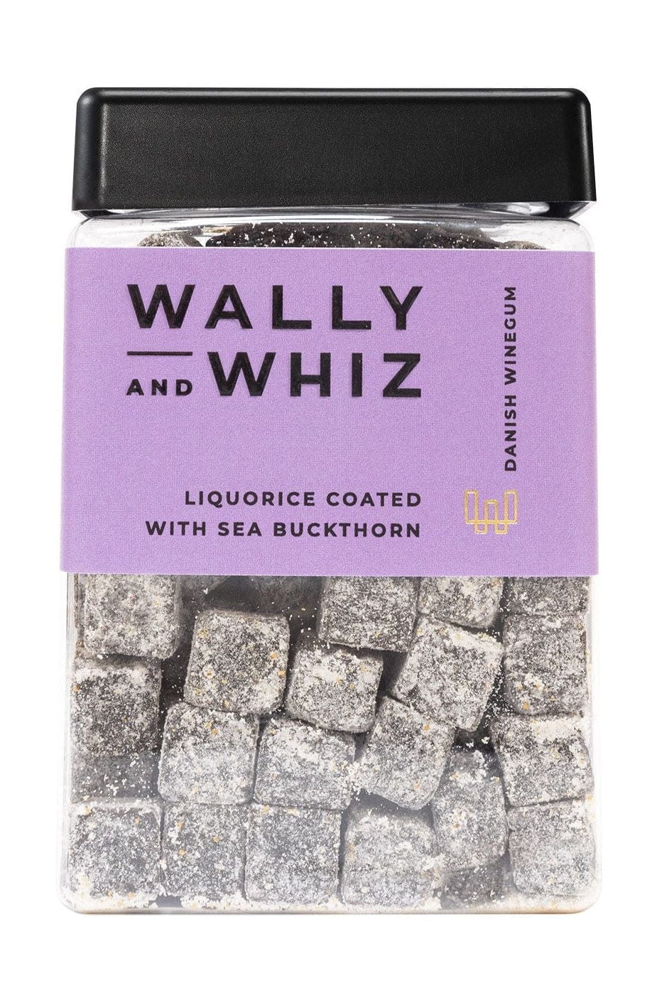 [product_category]-Wally And Whiz Wine Gum Cube, Liquorice With Sea Buckthorn, 240g-Wally and Whiz-5713471009025-s0002400509-WAL-1