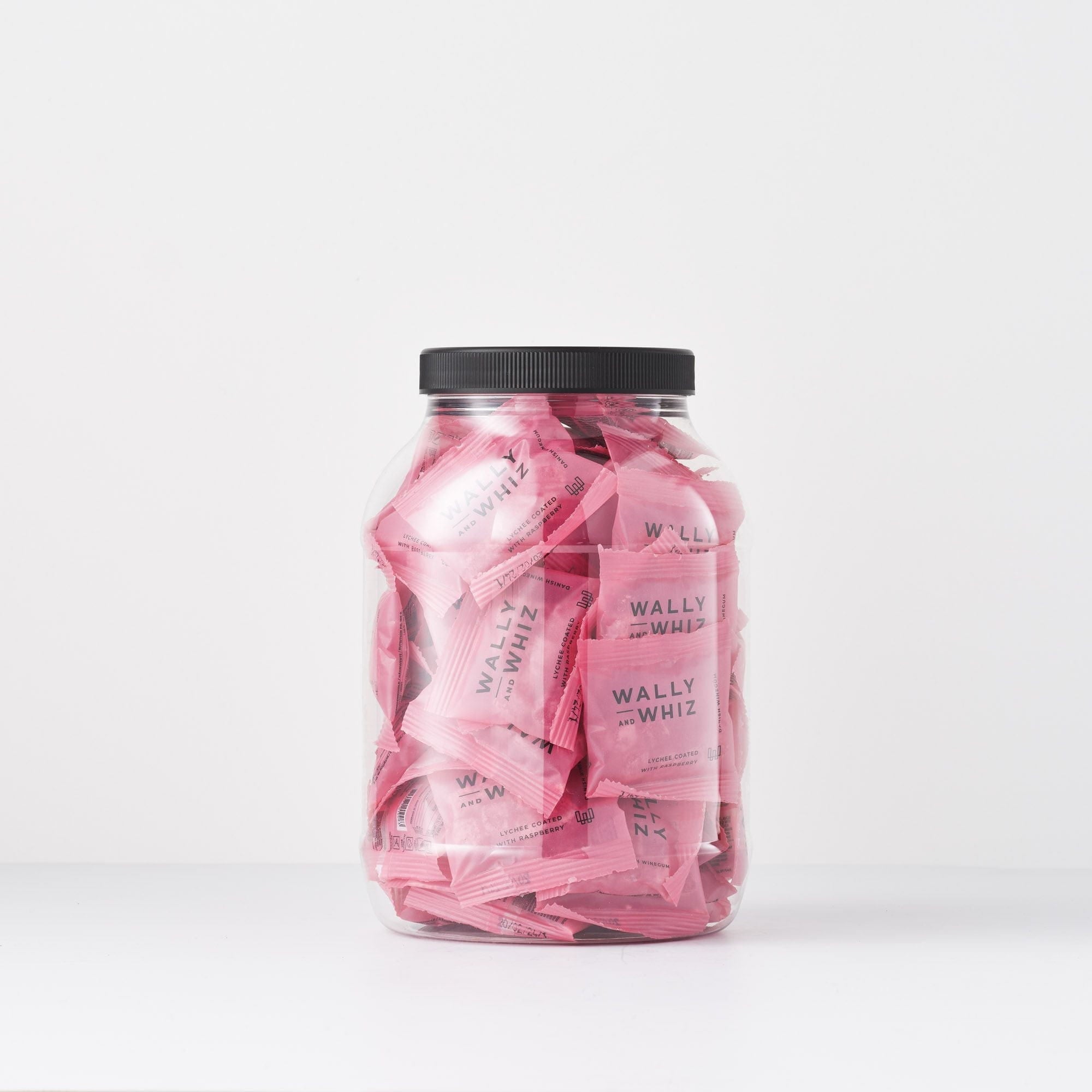 [product_category]-Wally And Whiz Wine Gum Jar With 50 Flowpacks, Lychee With Raspberry-Wally and Whiz-5713471010083-f033301807-WAL-2