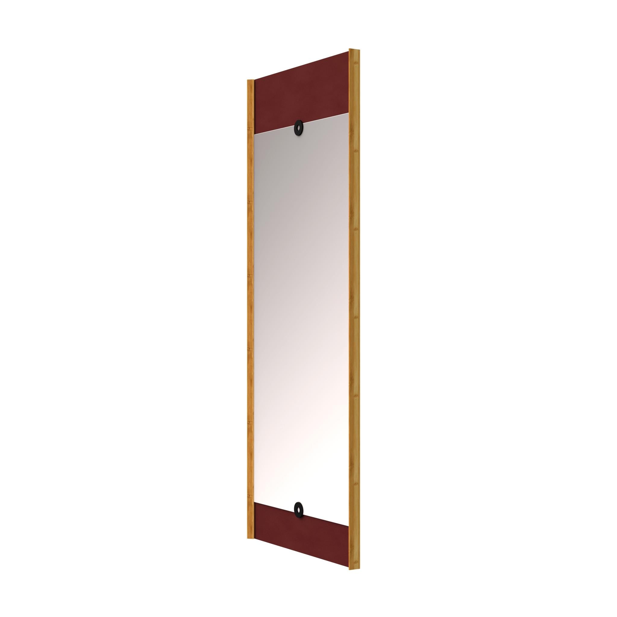 Děláme dřevěné vrstvy zrcadlové červené, 125 cm
