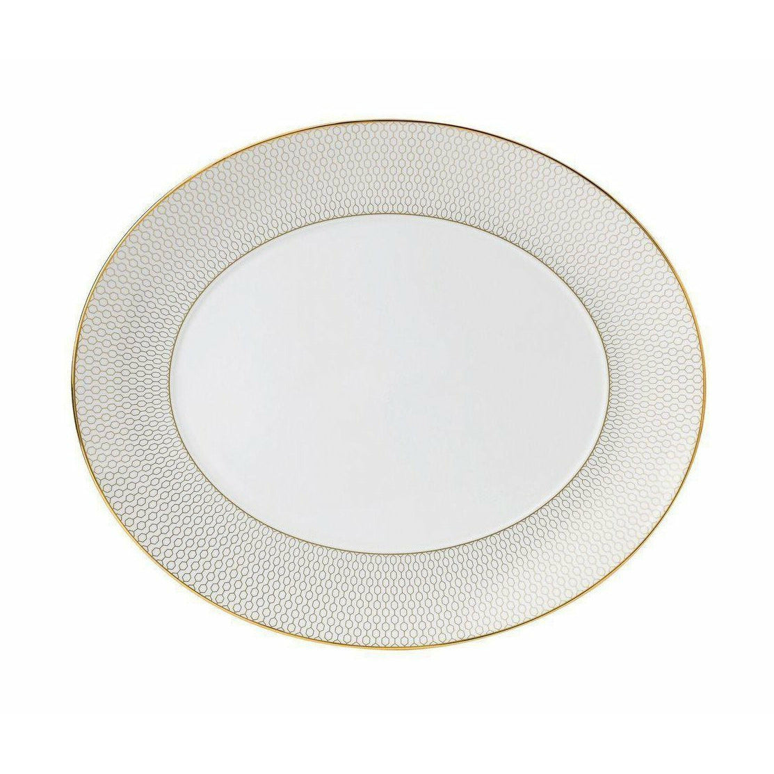 [product_category]-Wedgwood Arris Oval Serving Plate 33 Cm-Wedgwood-701587194815-40007542-WED-1