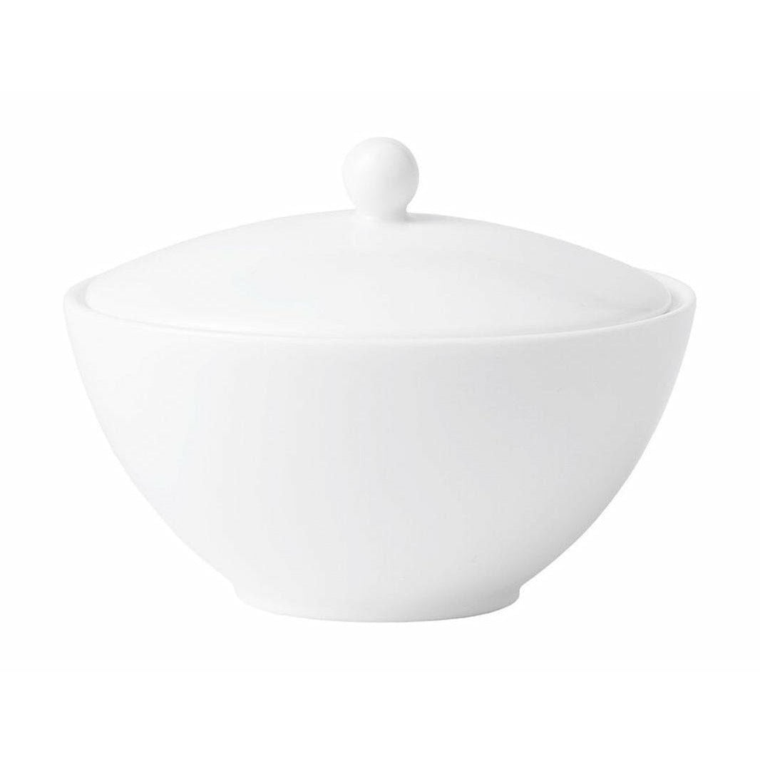 [product_category]-Wedgwood Jasper Conran White Sugar Bowl-Wedgwood-32677661437-50191309561-WED-1
