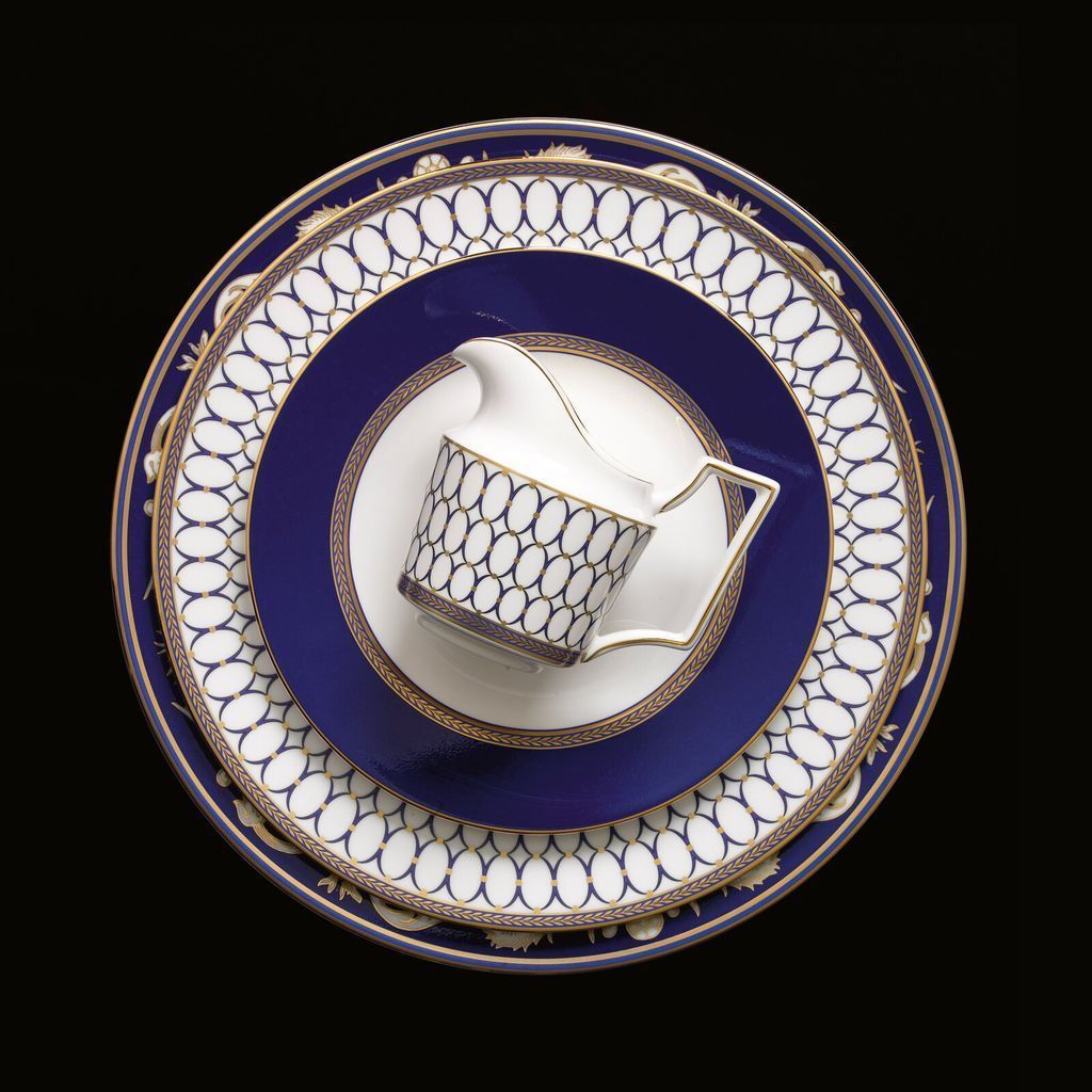 [product_category]-Wedgwood Renaissance Gold Cream Pot 0,2 L, White/Blue-Wedgwood-91574129754-5C102102213-WED-2