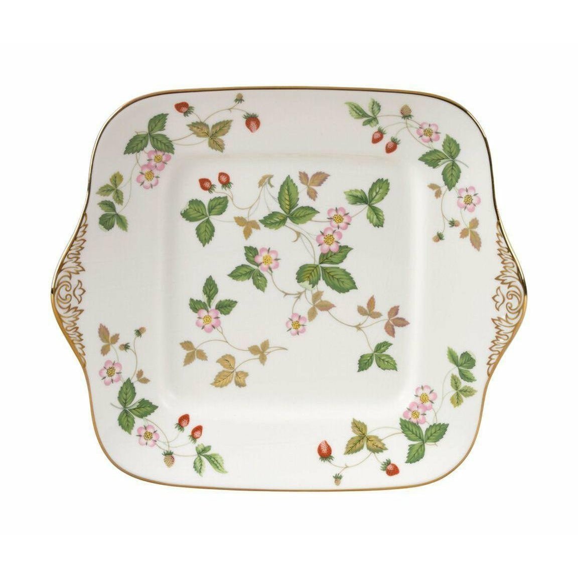 [product_category]-Wedgwood Wild Strawberry Square Serving Plate, ø: 27 Cm-Wedgwood-32675036053-50105506001-WED-1