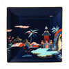 Wedgwood Wonderlust Blue Pagoda Square Tray 14.5 Cm Gift Box, Blue