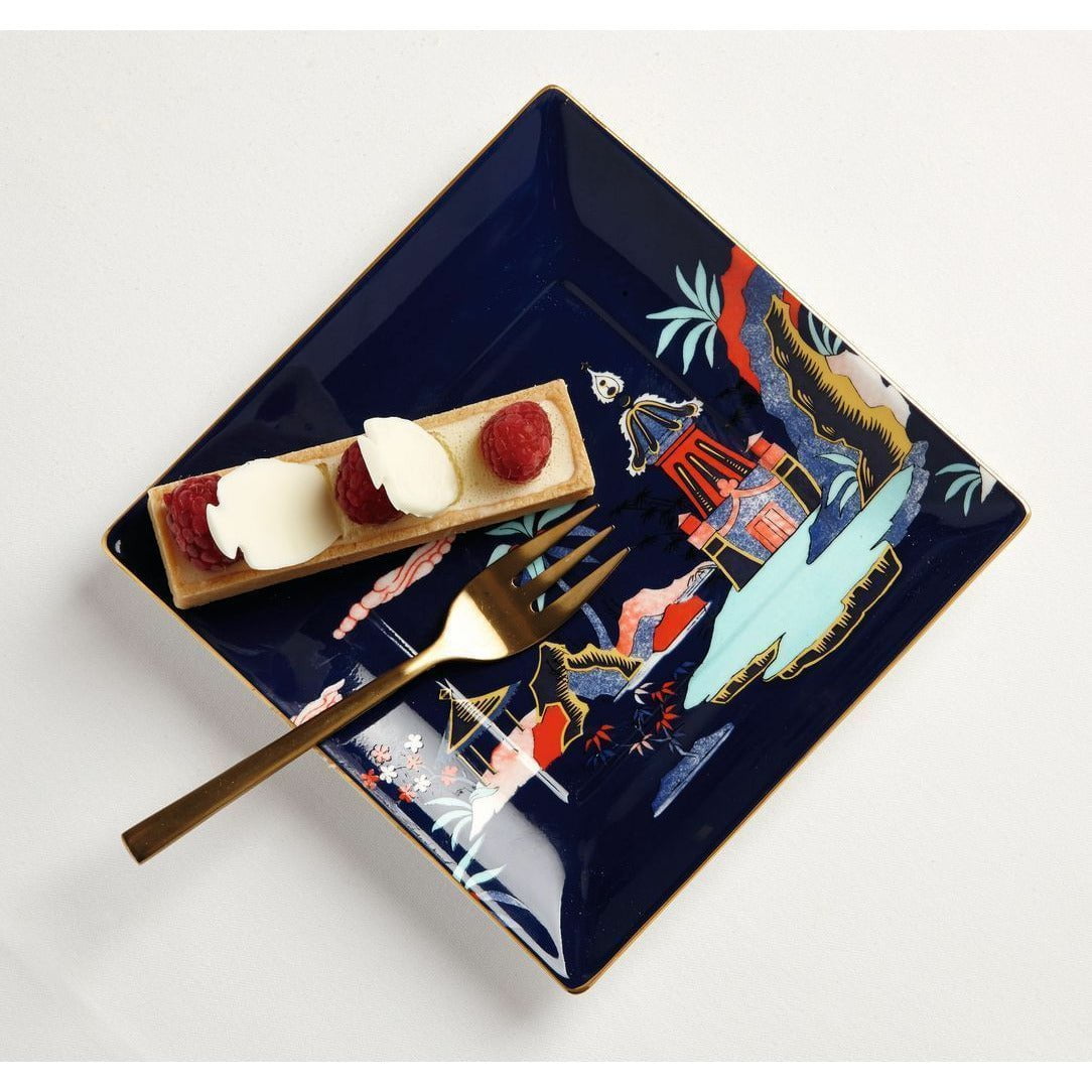 [product_category]-Wedgwood Wonderlust Blue Pagoda Square Tray 14.5 Cm Gift Box, Blue-Wedgwood-701587314299-40023908-WED-4