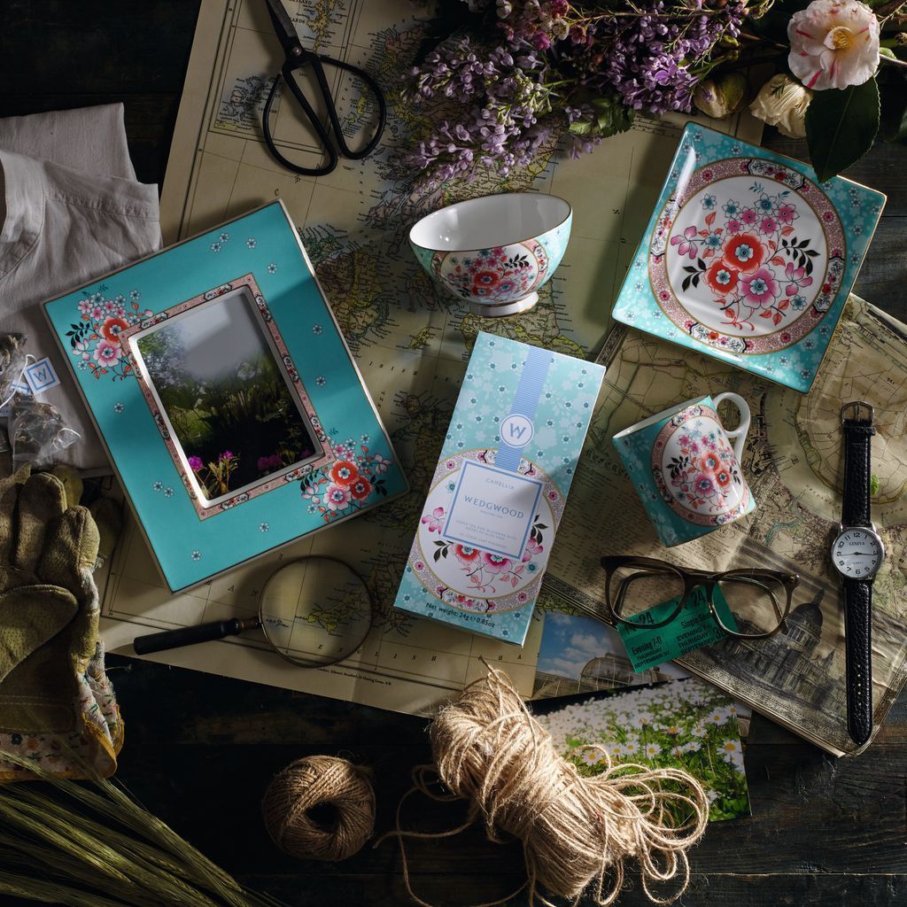 [product_category]-Wedgwood Wonderlust Camellia Square Tray 14.5 Cm Gift Box, Turquoise-Wedgwood-701587314329-40023911-WED-2