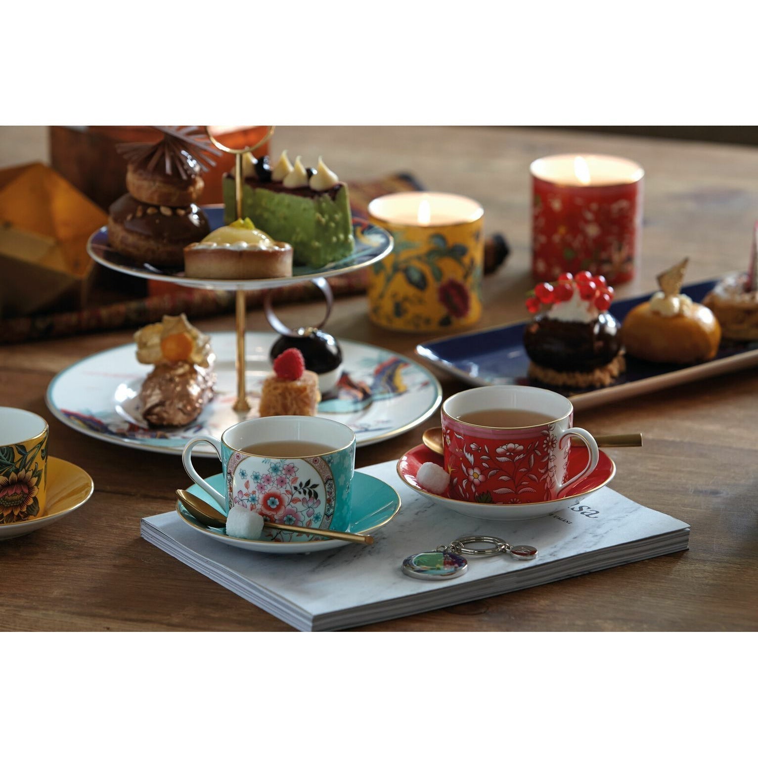 [product_category]-Wedgwood Wonderlust Camellia Teacup & Saucer 0,15 L Gift Box, Turquoise-Wedgwood-701587380331-40031703-WED-3