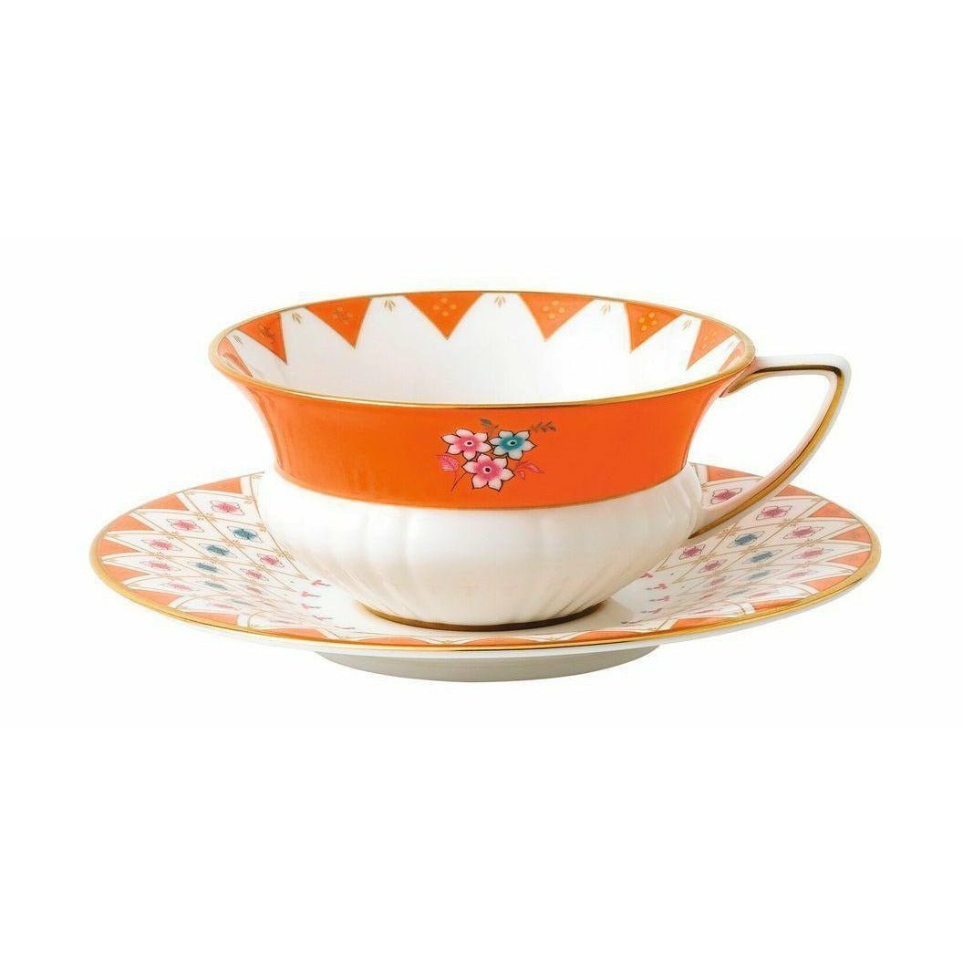 [product_category]-Wedgwood Wonderlust Other Patterns Peony Diamond Teacup 0.15 L & Saucer Gift Box-Wedgwood-701587315401-40024019-WED-1