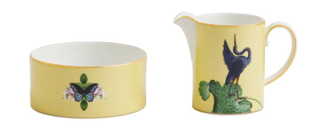 [product_category]-Wedgwood Wonderlust Waterlily Sugar And Cream Set In Gift Box-Wedgwood-701587466387-1061852-WED-1