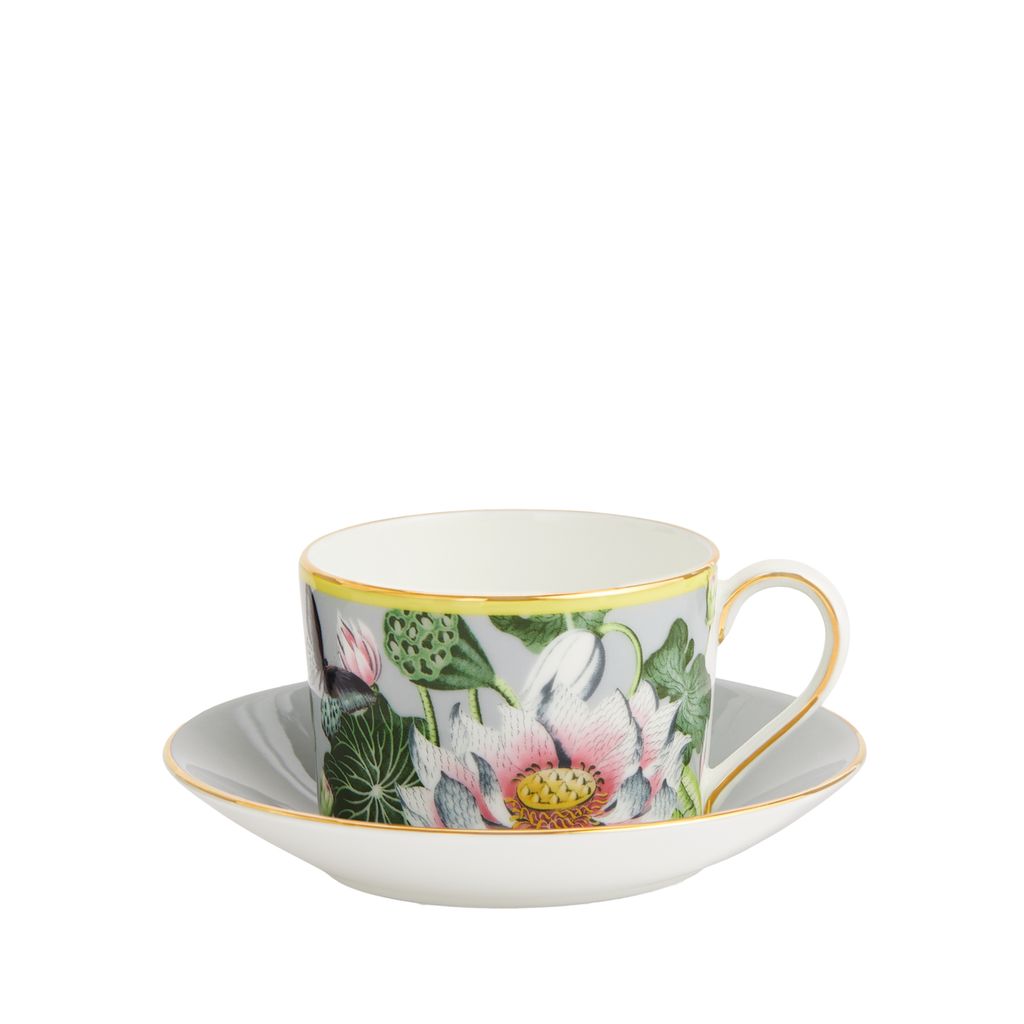 [product_category]-Wedgwood Wonderlust Waterlily Teacup & Saucer In Gift Box-Wedgwood-701587466448-1061858-WED-2