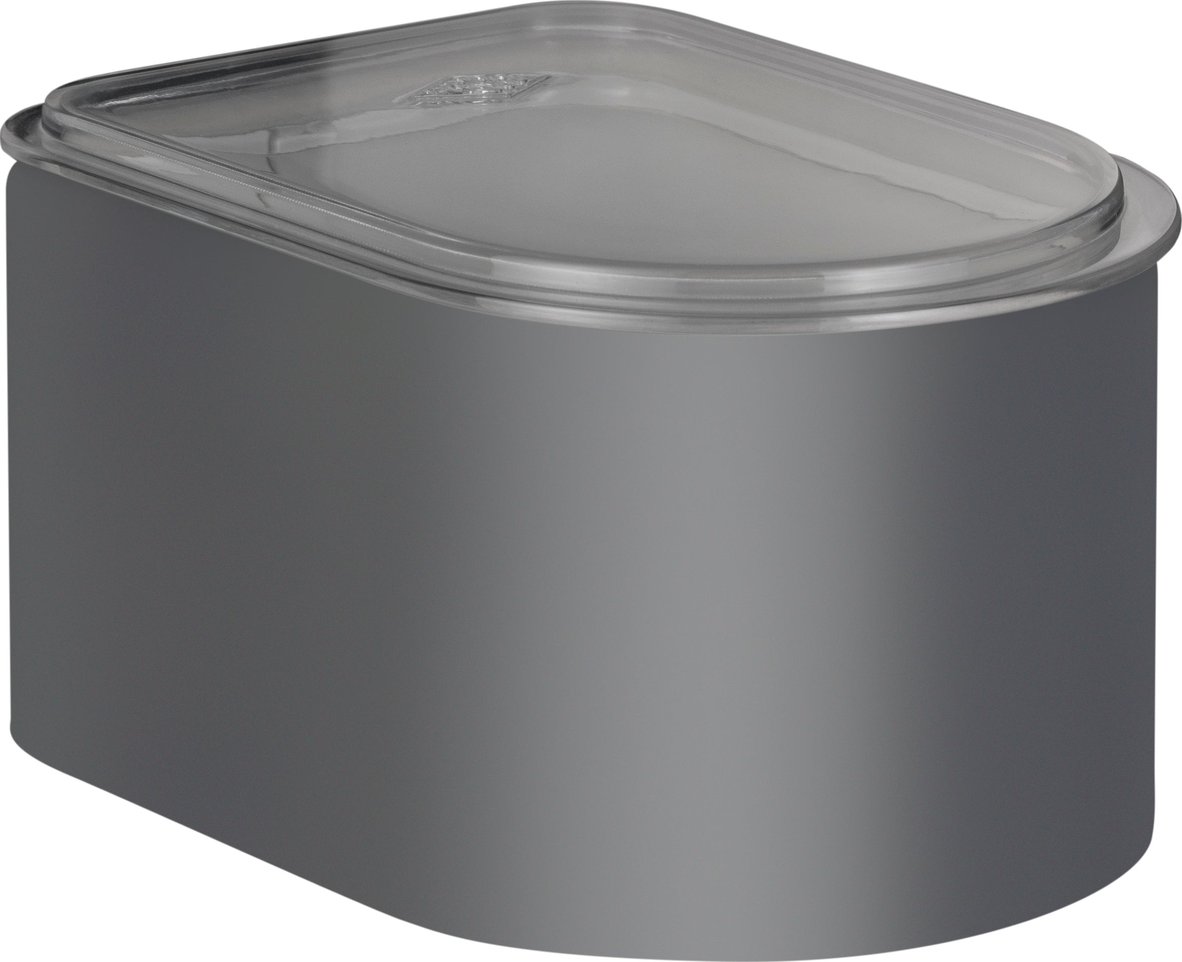 [product_category]-Wesco Canister 1 Litre With Acrylic Lid, Graphite Matt-Wesco-4004519115558-321401-77-DE-WES-1