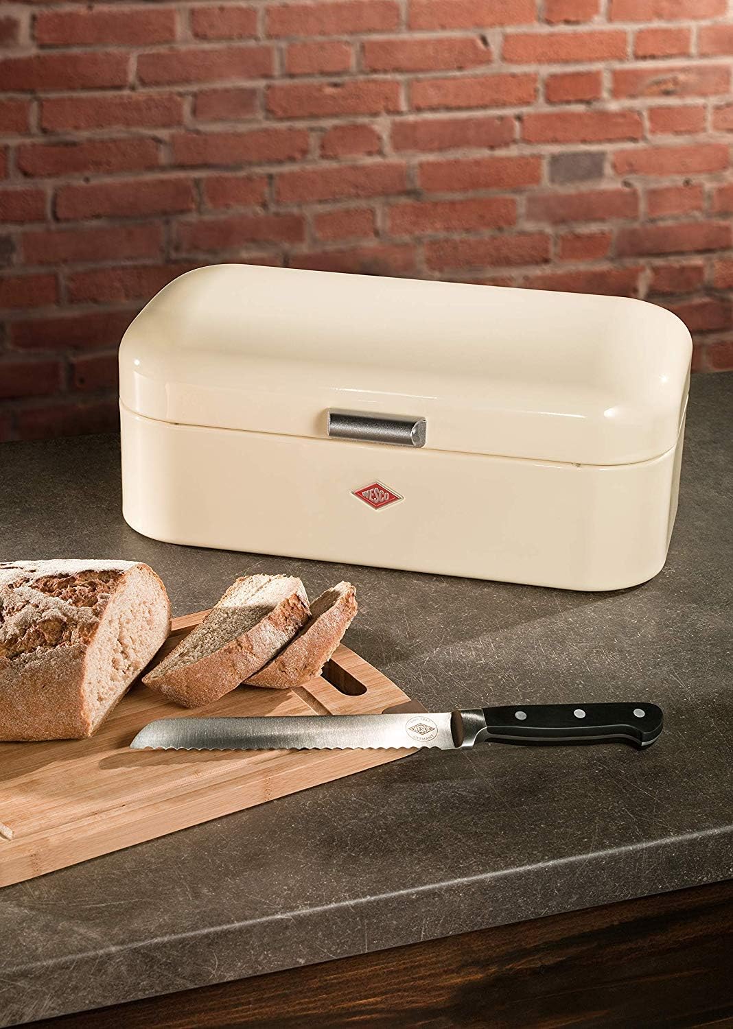 [product_category]-Wesco Grandy Breadbin, Matt White-Wesco-4004519110003-235201-74-DE-WES-8