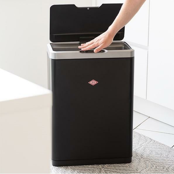 [product_category]-Wesco I.Master Double With Sensor 2x20 Litres, Black Matt-Wesco-4004519106051-382411-73-DE-WES-2