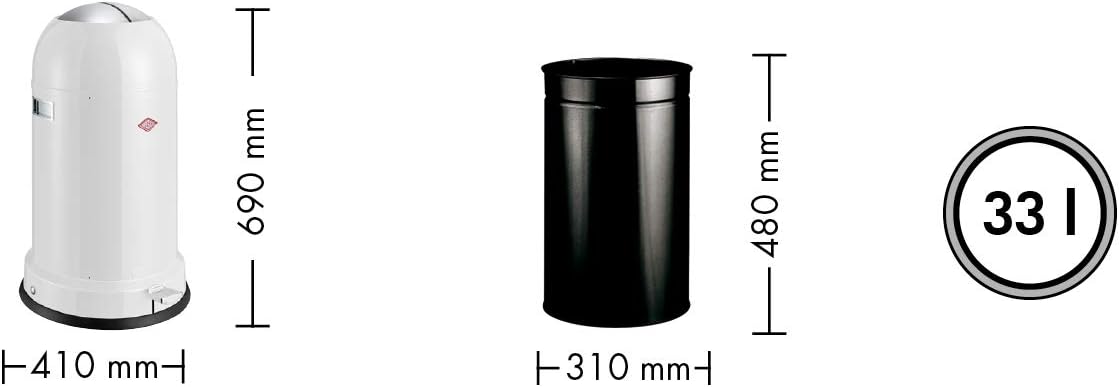 [product_category]-Wesco Kickmaster Classic Line 33 Litres, Black-Wesco-4004519045152-183631-62-DE-WES-5