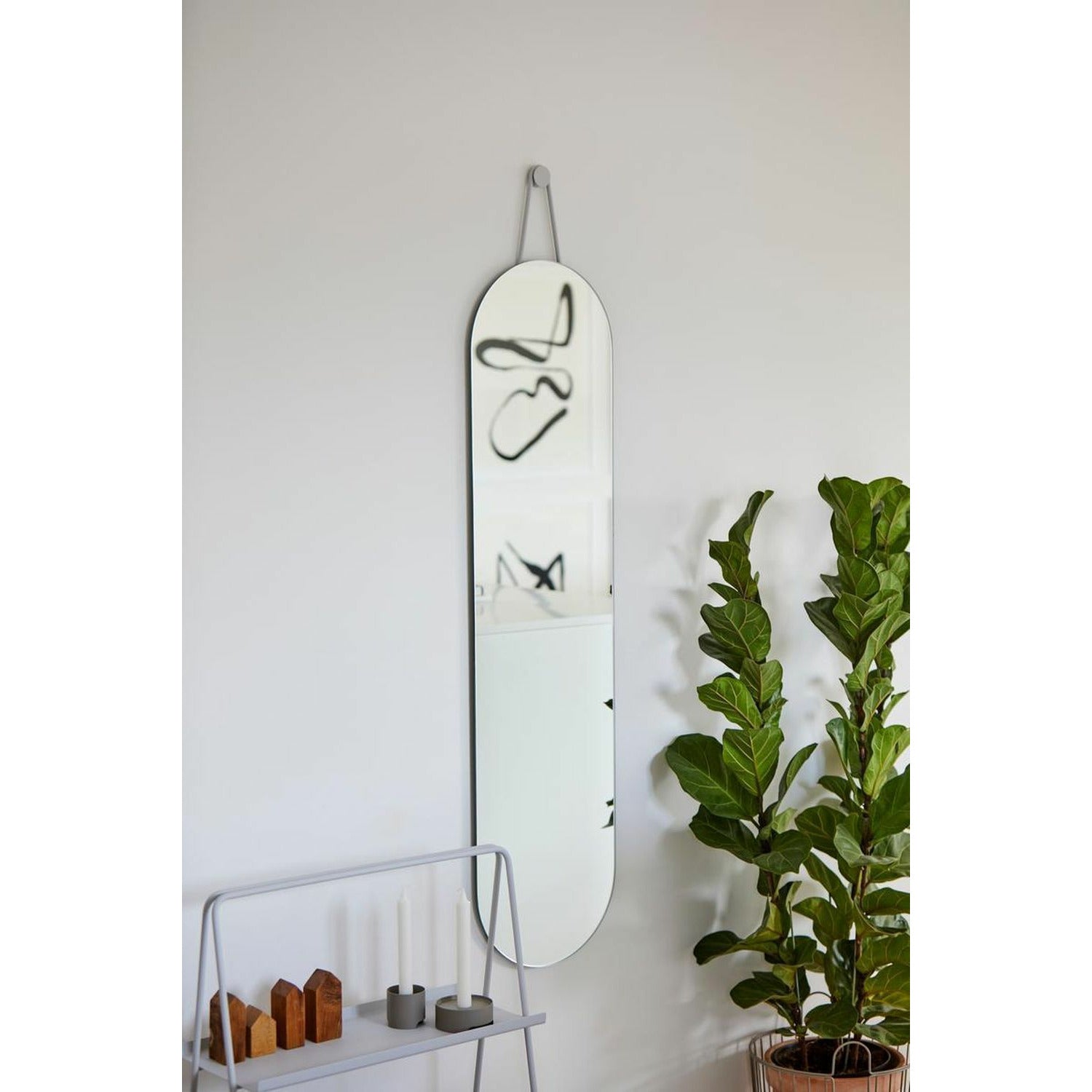 [product_category]-Zone Denmark A Wall Wall Mirror 120 X30 Cm, Light Grey-Zone Denmark-5722000135890-13589-ZON-3