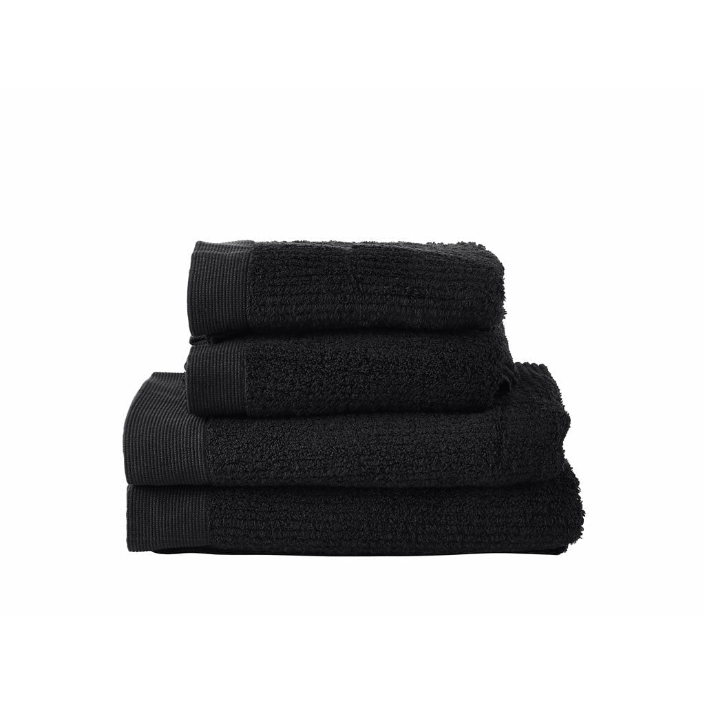 [product_category]-Zone Denmark Classic Towel 4 Pcs., Black-Zone Denmark-5708760658732-330846-ZON-1