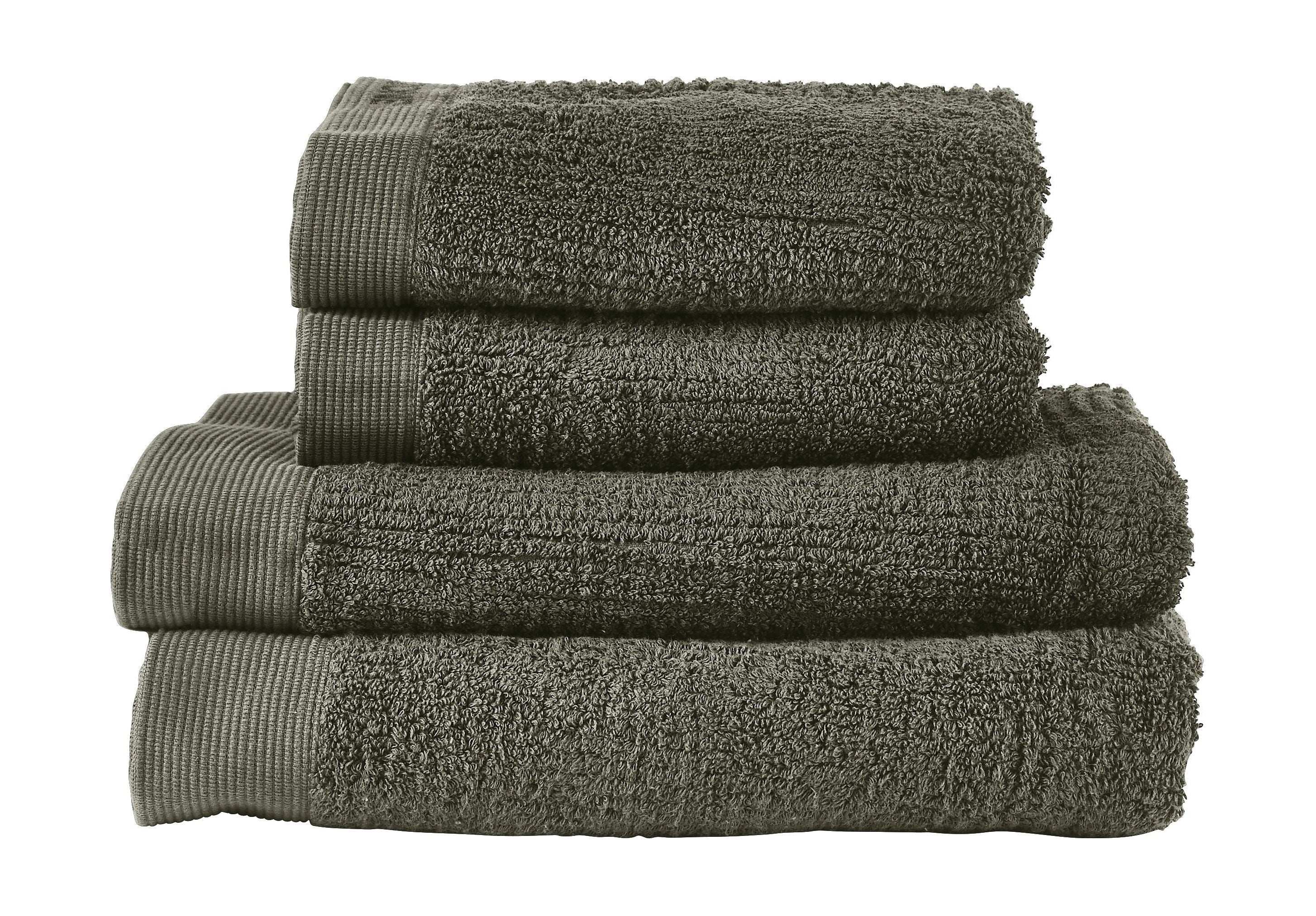 [product_category]-Zone Denmark Classic Towel Set Of 4, Olive Green-Zone Denmark-5722000286394-28639-ZON-2