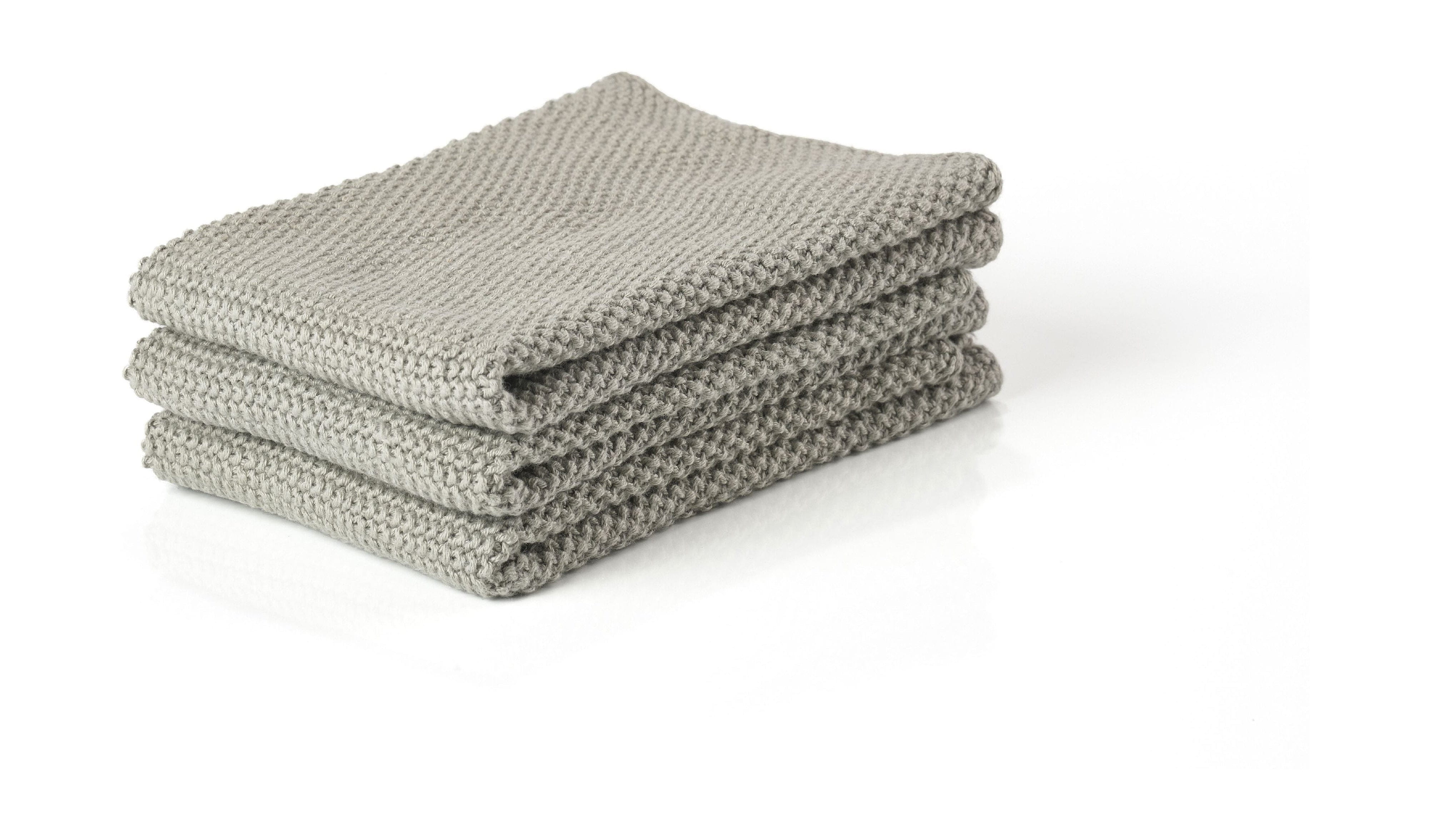 [product_category]-Zone Denmark Cleaning Cloth Set Of 3, Mud-Zone Denmark-5722000290841-29084-ZON-1