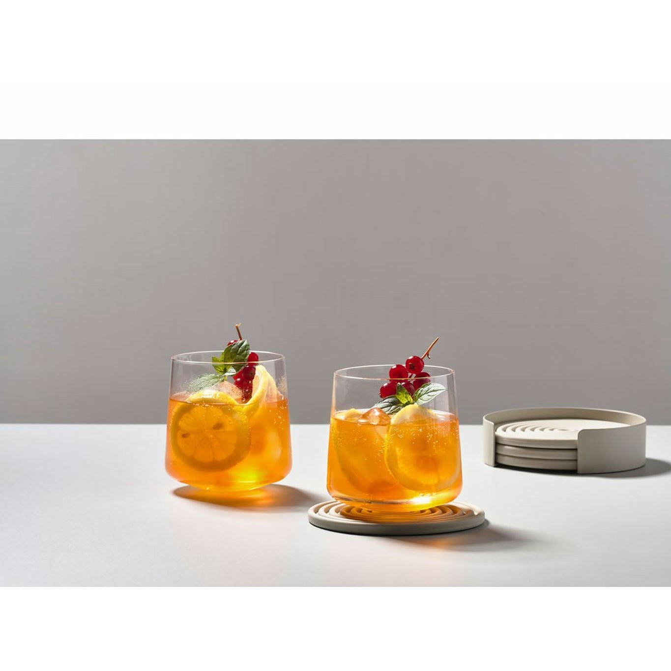 [product_category]-Zone Denmark Rocks Glass Coaster Set Of 4, Warm Grey-Zone Denmark-5722000148340-14834-ZON-3